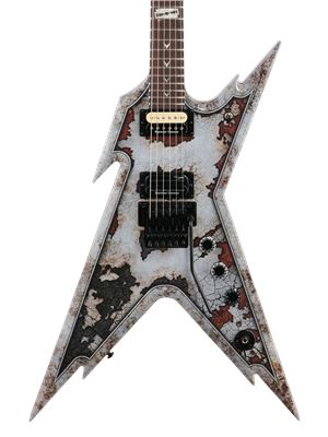 Dean Dimebag Razorback Rust Electric Guitar with Case